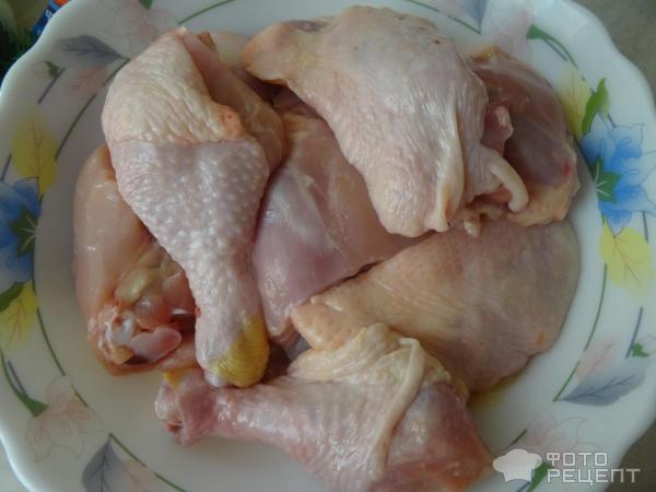 порционные куски курицы