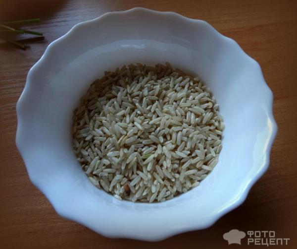 Бурый рис по-китайски фото