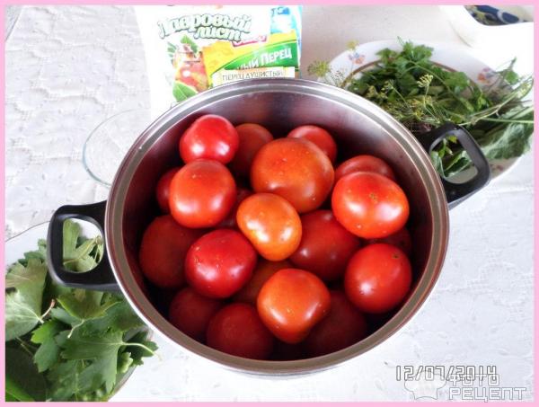 Малосольные помидоры от бабушки фото
