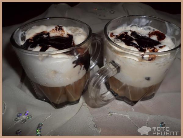 Десерт Кофе под снегом фото