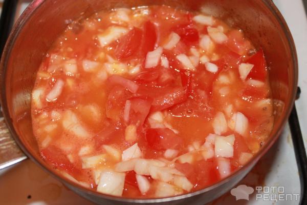 Томатно-сырный суп из духовки фото