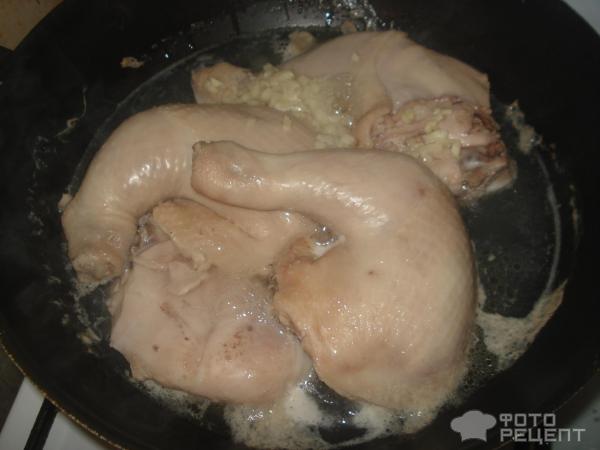 Капуста тушеная с курицей и рисом фото