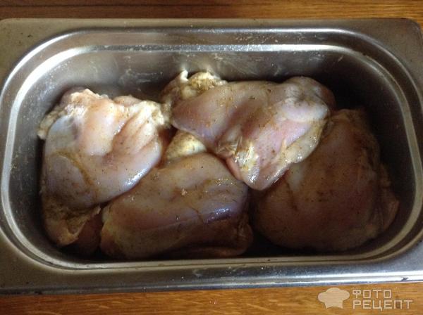 Бедра куриные в духовке с картошкой