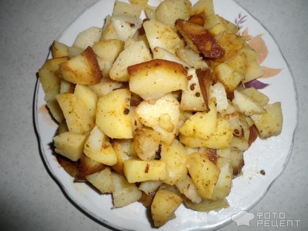 Картофель в мультиварке фото