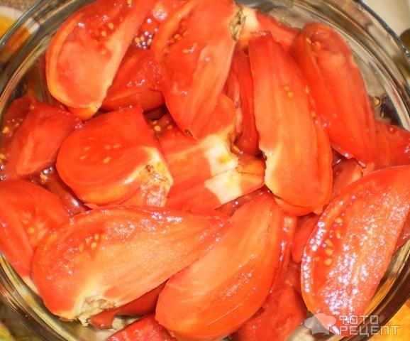 томаты дольками