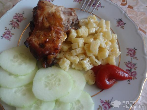 Курица в лимонно-медовом соусе фото