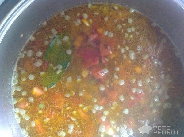Суп Факес, греческий суп из чечевицы фото