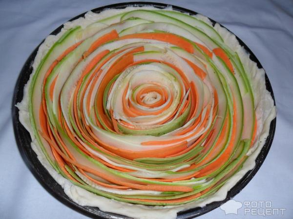 Пирог овощной фото