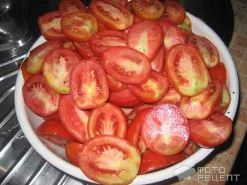 помидоры порезаные