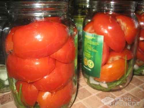Сладкие помидоры половинками на зиму