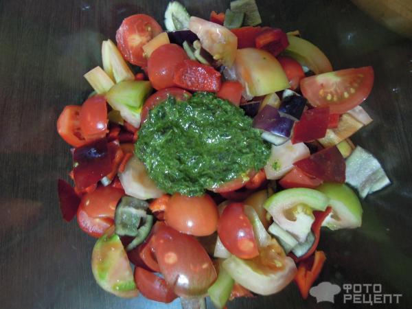 Салат с кускусом и помидорами фото