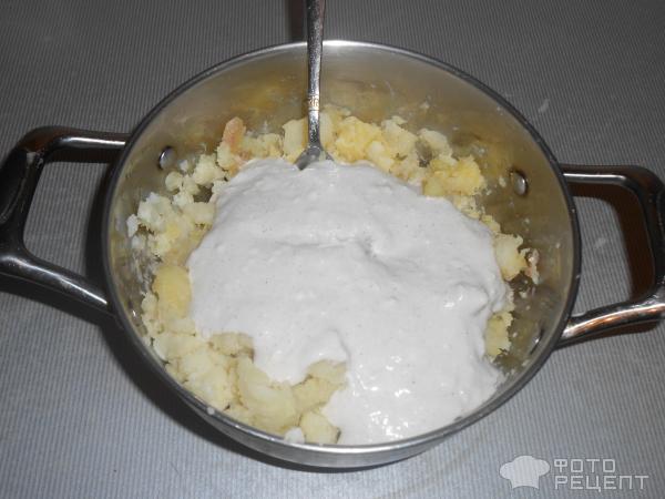 Пышки из картошки и брынзы фото