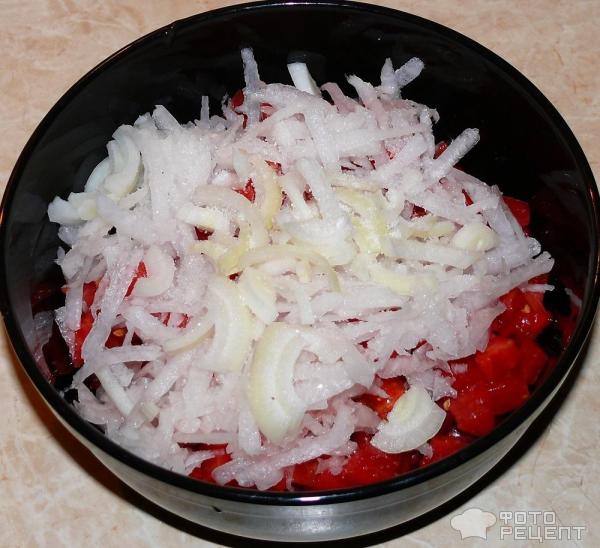 Салат из красной фасоли с авокадо фото