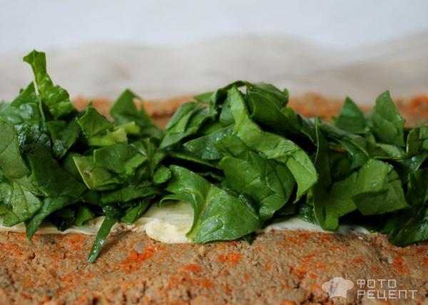 Яичный паштет со шпинатом - рецепт с фото