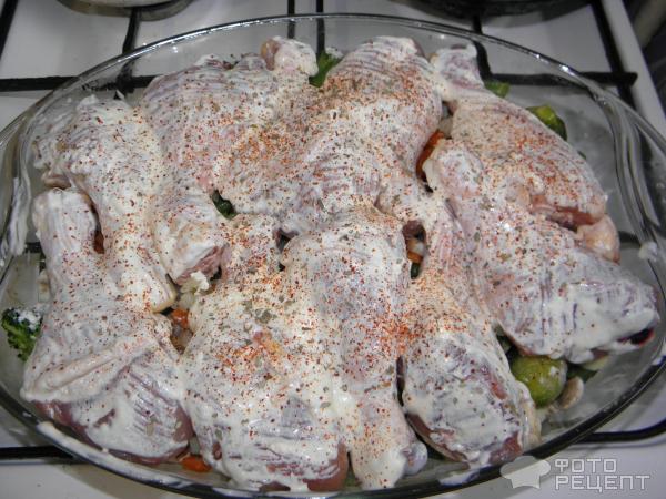 Куриные голени запеченные в духовке фото
