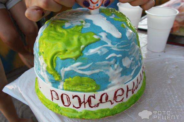 Торт Планета Земля фото