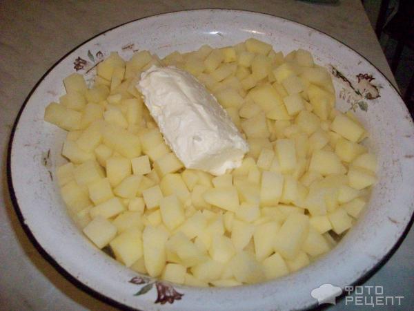 Картошка с мясом в духовке фото