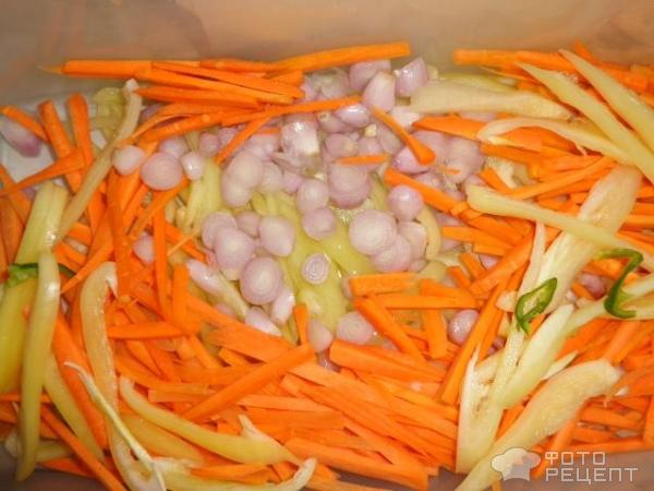 Баклажаны с овощами по-китайски фото
