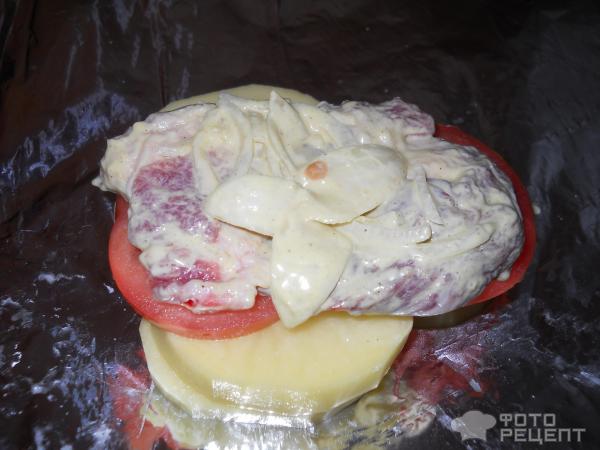 Картошка со свининой фото