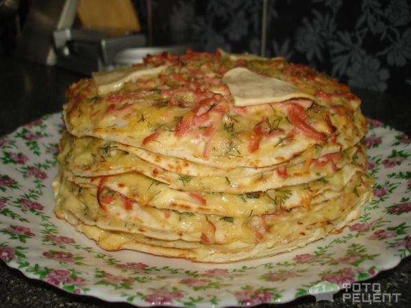 Пирог-торт Сырное суфле фото