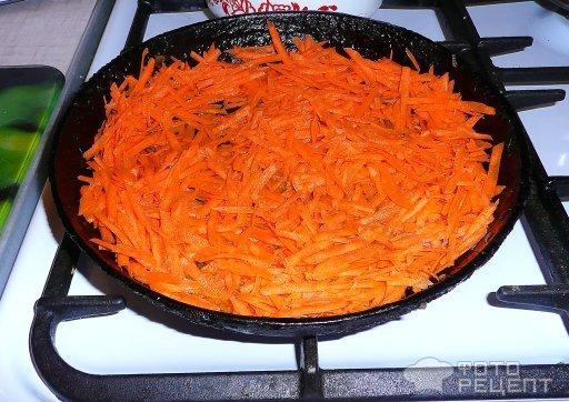 Морковь обжариваем отдельно.