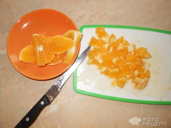 Апельсиновый кексик с изюмом фото