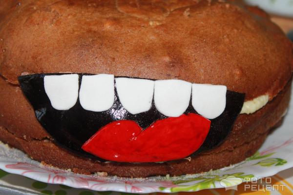 Медовый заварной торт Глазастик фото