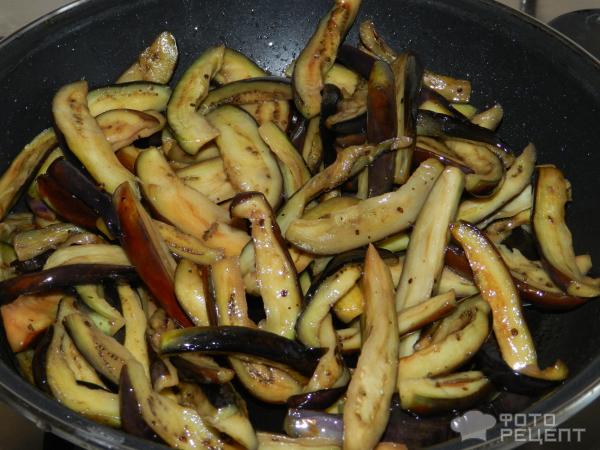 Салат вкусный баклажан фото