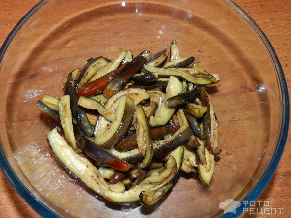 Салат вкусный баклажан фото