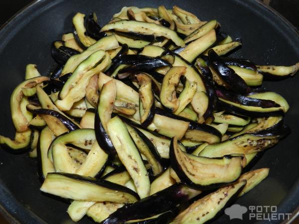 Салат вкусный баклажан фото