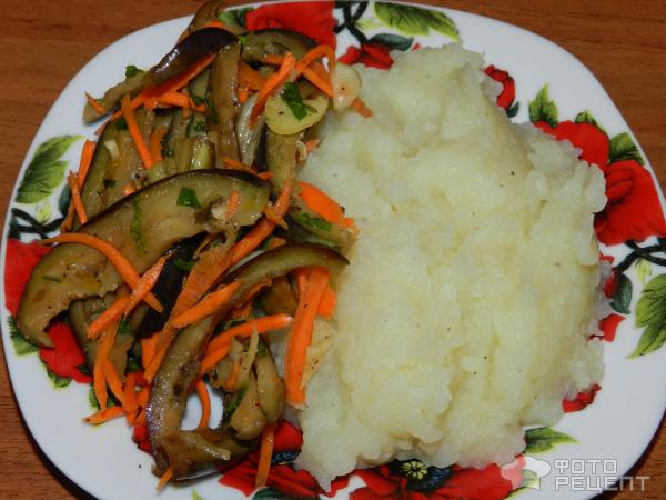 Салат вкусный баклажан фото