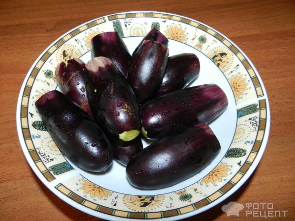 Салат вкусный баклажан фото