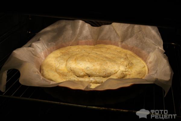 Пирог со спаржей и маслинами фото