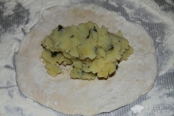 Лепешки с картофелем и зеленью фото