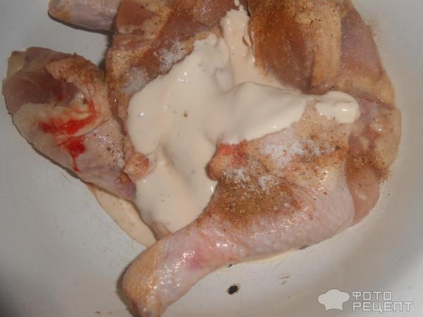 Куриные окорочка в ряженке, с медом фото