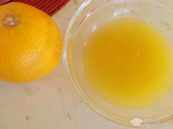 Ягоды в апельсиновом желе фото