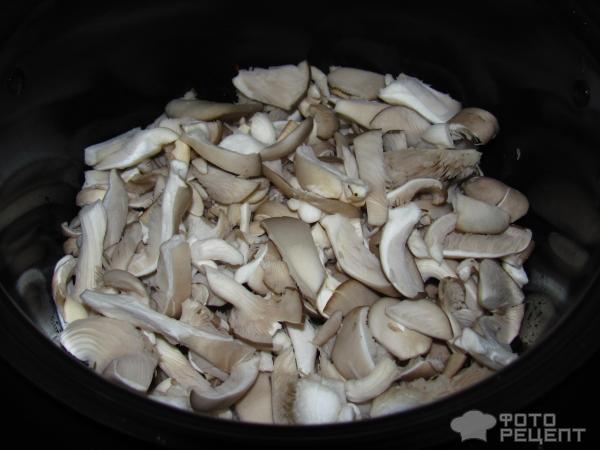 Плов с грибами в мультиварке фото