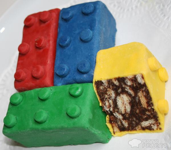 торт блоки Лего