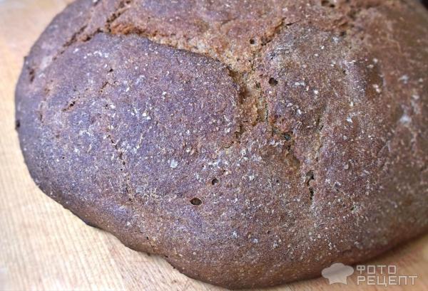 Ржано-пшеничный хлеб на закваске фото
