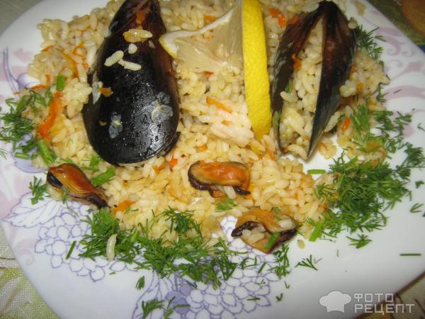 Одесская кухня: рецепт плова с мидиями