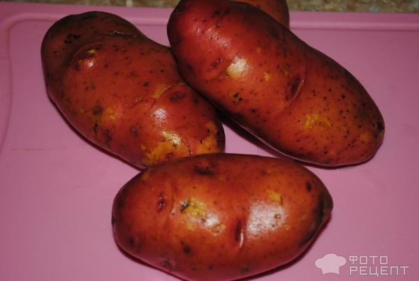 Полосатый картофель фото