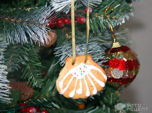 Имбирное печенье Новогоднее фото