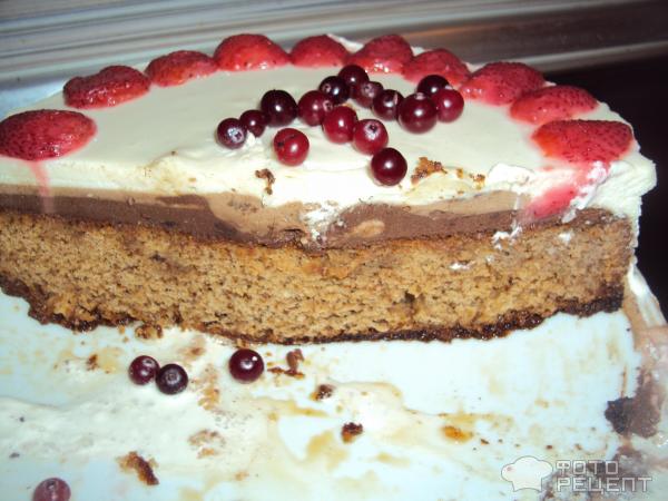 Торт Праздничный шоколадный фото
