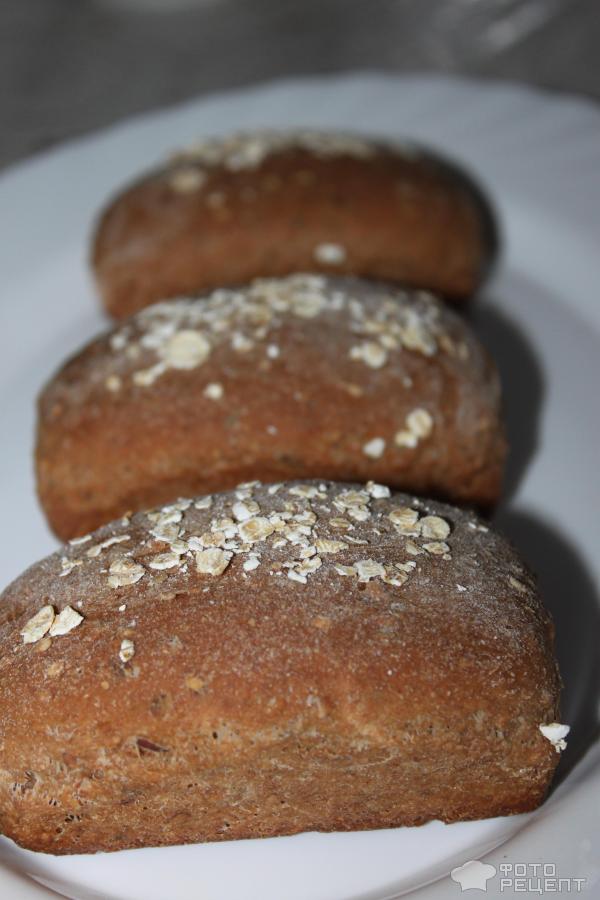 Зерновой порционный хлеб фото