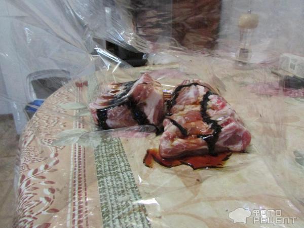 Свиные ребра с крем бальзамик фото