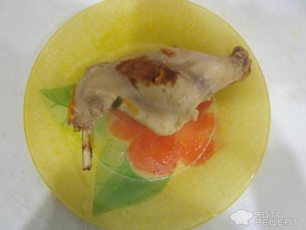 Суп из мяса кролика фото