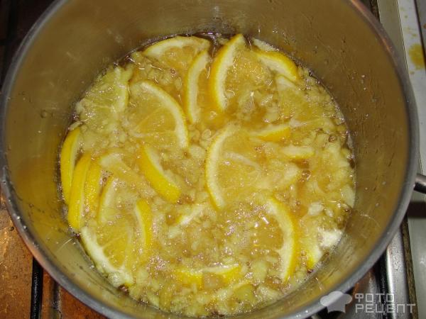 Варенье из лимона и имбиря фото