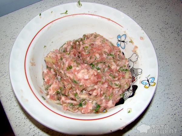 Слойки с мясом и сыром а-ля хачапури фото
