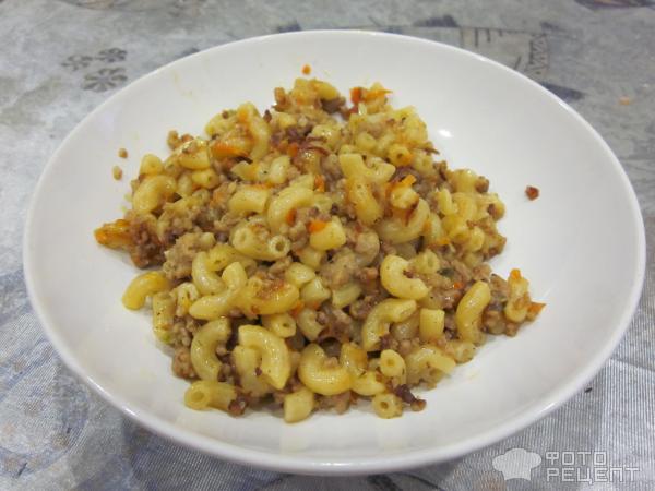 Макароны по-флотски в мультиварке фото
