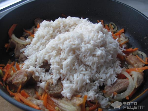 добавить рис горкой